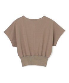 uncrave ダブルフェイスジャージー ドルマンスリーブリブトップス