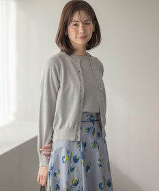 組曲 S 【WEB限定・2SET】5分袖ラメ入りアンサンブルニット