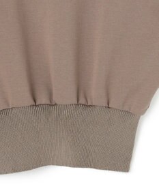 uncrave ダブルフェイスジャージー ドルマンスリーブリブトップス