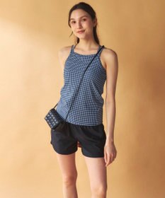 OP／FILA 【ocean pacific】モックネックラッシュガード付き 水着5点セット