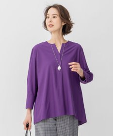 自由区 【UVカット/遮熱効果/防透け/吸汗性/速乾性】ツイストプレインジャージー プルオーバー