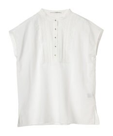 Green Parks ・ＥＬＥＮＣＡＲＥ　ＤＵＥ　ピンタックフレンチブラウス