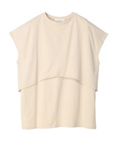 AMERICAN HOLIC レイヤードフレンチスリーブカットチュニック