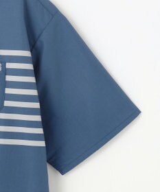 J.PRESS KIDS 【140-170cm】TCブロード パネルボーダープリント シャツ