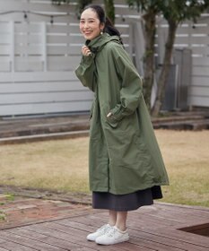 ANY フーデットレインコート