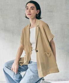 UNFILO シアーフォルムニット ジャケットジレ