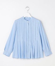 自由区 L ドレープブロードタック ブラウス