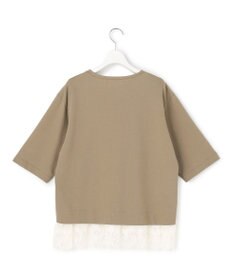 23区 【先行予約】レースヘムレイヤード コンビ カットソー