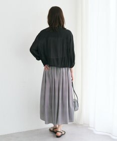 YECCA VECCA タックフレアスカート
