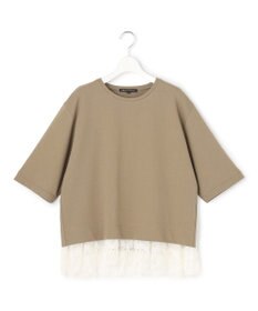 23区 【先行予約】レースヘムレイヤード コンビ カットソー