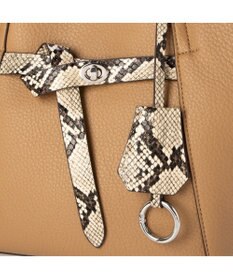 UNBILLION カシュカシュ cachecache / ベルトディテールフェイクレザートート