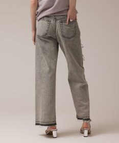 GRACE CONTINENTAL リメイクストレートデニムパンツ