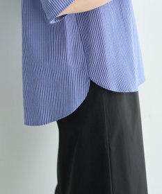 YECCA VECCA パールタックスリーブブラウス