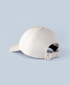 TOCCA 【UV90%以上カット・吸水速乾・接触冷感・抗菌防臭・洗える・サイズ調整可・リボン取り外し可】LOGO RIBBON CAP キャップ