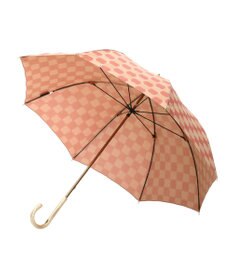 槇田商店 ノルディック ドットコラージュ ピンク 長傘