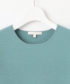 自由区 L 【アンサンブル対応・洗える】レーヨンストレッチ7分袖 ニット