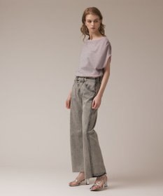 GRACE CONTINENTAL リメイクストレートデニムパンツ