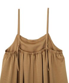 AMERICAN HOLIC タックサテンキャミワンピース