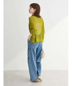 Green Parks Ｚｉｐ付メッシュカーディガン