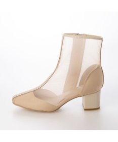 MODE ET JACOMO <noyau>ブロックヒールチュールブーツ