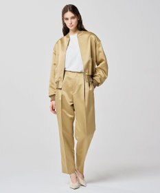 uncrave ラスターサテン パンツ（uncrave WHITE）