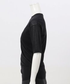 23区 【エステータ】シアーニット 5分袖ドレープ