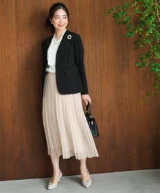 ANY SIS L セレモニーダブルクロス カラーレス ジャケット