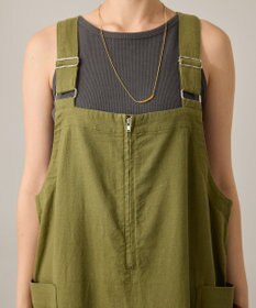 AMERICAN HOLIC 【WEB限定】リネンブレンドIラインジャンパースカート