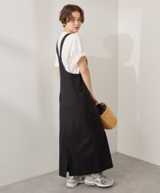 AMERICAN HOLIC 【WEB限定】リネンブレンドIラインジャンパースカート