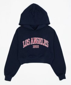 WEGO グラフィックショートプルパーカー