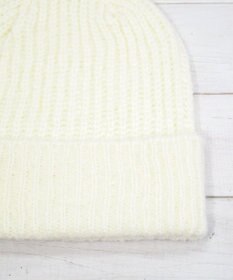 石田製帽 モヘア ホールガーメントシャロット ニット帽