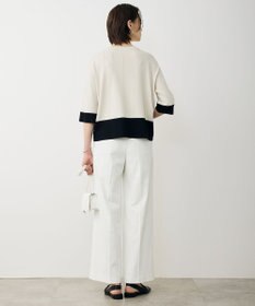 ICB 【先行予約】VIS/NYハイゲージ バイカラーニットT