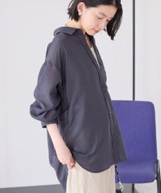 AMERICAN HOLIC シャドーストライプオーバーシャツ