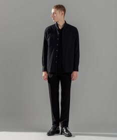 JOSEPH HOMME トライジャガードストレッチ　ウィングカラーシャツ