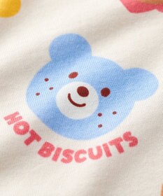 MIKI HOUSE HOT BISCUITS 【80-120cm】カラフルビーンズ 総柄半袖Tシャツ
