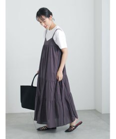 Te chichi 【接触冷感】ティアードキャミソールワンピース