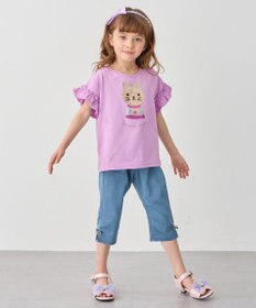 ANY KIDS 接触冷感 しろくま ミラクルスパンコール Tシャツ