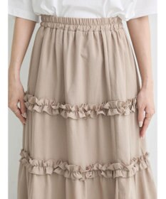 earth music&ecology ミニフリルボリュームスカート