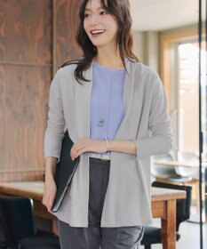Tiaclasse L 【おのののかさん着用】冷凛(ひやりん)カノコカットソートッパーカーディガン