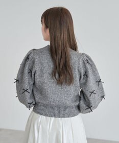 Green Parks ・ＡＮＤＳＥＡＲＣＨ　メニーリボンニットプルオーバー