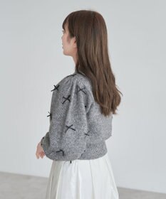 Green Parks ・ＡＮＤＳＥＡＲＣＨ　メニーリボンニットプルオーバー