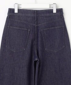 自由区 【洗える】ウスカルデニム ワイドパンツ