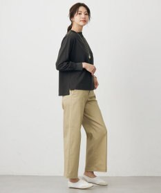 J.PRESS LADIES ジョーゼットダンボール ボトルネック カットソー