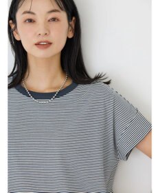 AMERICAN HOLIC 接触冷感ショートスリーブカットプルオーバー