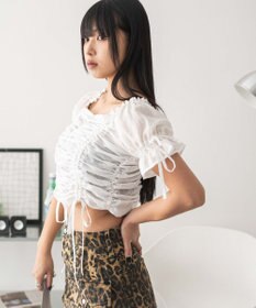 WEGO 2WAYドロストブラウス