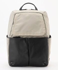 Y'SACCS NEWナイロン×レザーコンビシリーズ　前ポケットラージリュックサック