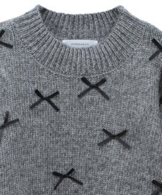 Green Parks ・ＡＮＤＳＥＡＲＣＨ　メニーリボンニットプルオーバー