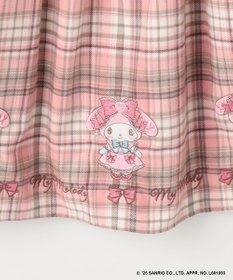 ANY KIDS 【マイメロディ＆クロミ×ANY KIDS】チェック ジャンパースカート