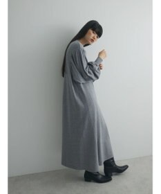 Green Parks armonia. 袖ボリュームニットワンピース