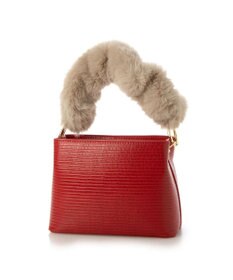 UNBILLION cachecache スパイラルエコファーハンドルスクエアミニショルダー